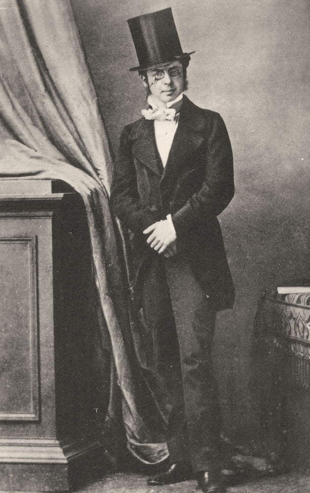 CZECH REPUBLIC. Portrait of Prince of Lobkowicz, c.1862 1935 old vintage print